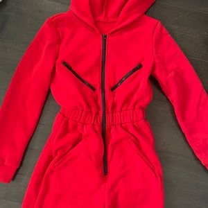 RED JUMPSUIT- Squid Ink Costume